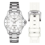 Tissot Seastar 1000 Lady White Dial Silver Steel Strap Unisex Watch - T120.210.11.011.00 Authentic Buy Shop Now