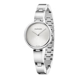 Calvin Klein Wavy Silver Dial Silver Steel Strap Watch for Women - K9U23146 Authentic Buy Shop Now