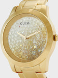 Guess Crush Gold Dial Gold Steel Strap Watch For Women - GW0020L2 Authentic Buy Shop Now