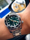 Seiko Prospex 140th Anniversary Limited Divers Green Dial Silver Steel Strap Watch For Men - SPB207J1 Authentic Buy Shop Now