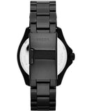 Fossil Cecile Multi Function Crystals Black Dial Black Steel Strap Watch for Women - AM4522 Authentic Buy Shop Now