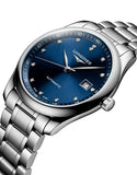 Longines Master Collection Automatic 40mm Blue Dial Silver Steel Strap Watch for Men - L2.793.4.97.6 Authentic Buy Shop Now