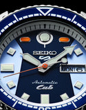 Seiko 5 Sports Honda Super Cub Limited Edition Blue Dial Two Tone NATO Strap Watch For Men - SRPK37K1 Authentic Buy Shop Now