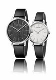 Calvin Klein Even Black Dial Black Leather Strap Watch for Women - K7B231C1 Authentic Buy Shop Now