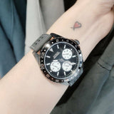 Guess Odyssey Quartz Black Dial Black Silicone Strap Watch For Men - W1108G3 Authentic Buy Shop Now
