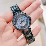 Guess Park Ave Analog Quartz Blue Dial Blue Steel Strap Watch For Women - W0767L4 Authentic Buy Shop Now