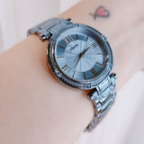 Guess Park Ave Analog Quartz Blue Dial Blue Steel Strap Watch For Women - W0767L4 Authentic Buy Shop Now
