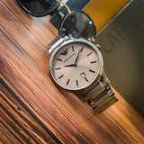 Emporio Armani Renato Quartz Grey Dial Grey Steel Strap Watch For Men - AR11120 Authentic Buy Shop Now