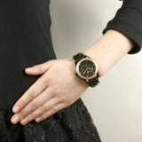 Fossil Riley Black Dial Black Leather Strap Watch for Women - ES3696 Authentic Buy Shop Now