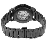 Emporio Armani Meccanico Automatic Black Dial Black Steel Strap Watch For Men - AR60010 Authentic Buy Shop Now