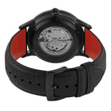 Emporio Armani Meccanico Skeleton Black Dial Black Leather Strap Watch For Men - AR60046 Authentic Buy Shop Now