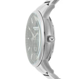 Emporio Armani Meccanico Automatic Black Dial Silver Steel Strap Watch For Men - AR60055 Authentic Buy Shop Now