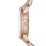 Michael Kors Nini Quartz Crystals Rose Gold Dial Rose Go Watch For Women - MK3236 Authentic Buy Shop Now