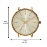 Michael Kors Pyper Quartz Gold Dial Gold Steel Strap Watch For Women - MK3898 Authentic Buy Shop Now