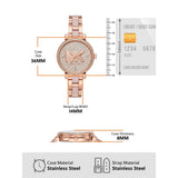 Michael Kors Sofie Quartz Crystals Crystals Rose Gold Dial Rose Gold Steel Strap Watch For Women - MK4336 Authentic Buy Shop Now
