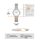 Michael Kors Pyper Quartz Mother of Pearl White Dial Silver Mesh Strap Watch For Women - MK4618 Authentic Buy Shop Now