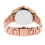 Michael Kors Liliane Three Hand Rose Gold Dial Rose Gold Steel Strap Watch For Women - MK4651 Authentic Buy Shop Now