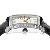 Michael Kors Emery Three Hand Silver Dial Black Leather Strap Watch For Women - MK4696 Authentic Buy Shop Now