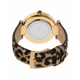 Michael Kors Parker Black Dial Cheetah Print Brown Leather Strap Watch For Women - MK4723 Authentic Buy Shop Now