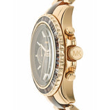Michael Kors Everest Chronograph Brown Dial Two Tone Steel Strap Watch For Women - MK6973 Authentic Buy Shop Now