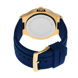 Michael Kors Lennox Three Hand White Dial Blue Silicone Strap Watch For Women - MK7333 Authentic Buy Shop Now