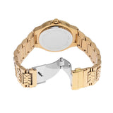 Michael Kors Lennox Three-Hand Gold Dial Gold Steel Strap Watch For Women - MK7339 Authentic Buy Shop Now