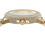 Michael Kors Camille Analog Blue Dial Gold Steel Strap Watch For Women - MK7341 Authentic Buy Shop Now
