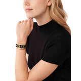 Michael Kors Emery Quartz Diamonds Black Dial Cheetah Print Leather Strap Watch For Women - MK7387 Authentic Buy Shop Now