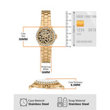 Michael Kors Lennox Three Hand Black Dial Gold Steel Strap Watch For Women - MK7394 Authentic Buy Shop Now