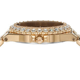 Michael Kors Lennox Quartz Green Dial Gold Steel Strap Watch For Women - MK7395 Authentic Buy Shop Now