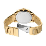 Michael Kors Janelle Chronograph Gold Dial Gold Steel Strap Watch For Men - MK8995 Authentic Buy Shop Now