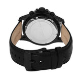 Michael Kors Everest Chronograph Black Dial Black Leather Strap Watch For Men - MK9053 Authentic Buy Shop Now
