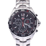 Tag Heuer Senna Chronograph Special Edition Black Dial Silver Steel Strap Watch for Men - CAZ1015.BA0883 Authentic Buy Shop Now