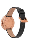 Swarovski Crystalline Pure Black Dial Black Leather Strap Watch for Women - 5275043 Authentic Buy Shop Now
