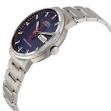 Mido Commander II Automatic Black Dial Silver Steel Strap Watch For Men - M021.431.11.051.00 Authentic Buy Shop Now