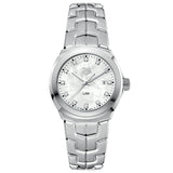 Tag Heuer Link Quartz Diamonds Mother of Pearl Dial Silver Steel Strap Watch for Women - WBC1312.BA0600 Authentic Buy Shop Now