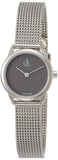 Calvin Klein Minimal Grey Dial Silver Mesh Bracelet Watch for Women - K3M2312X Authentic Buy Shop Now
