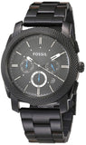 Fossil Machine Chronograph Black Dial Black Steel Strap Watch for Men - FS4552 Authentic Buy Shop Now