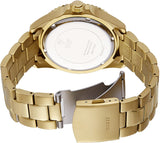 Guess Chaser Multifunction Blue Dial Gold Steel Strap Watch for Men - W0172G5 Authentic Buy Shop Now