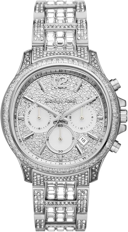 Michael Kors Sage Pavé Limited Edition Crystals Silver Dial Silver Steel Strap Watch for Women - MK7483LE Authentic Buy Shop Now
