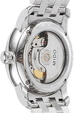 Mido Baroncelli III Automatic Silver Dial Silver Steel Strap Watch For Men - M8600.4.67.1 Authentic Buy Shop Now