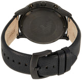 Emporio Armani Sportivo Chronograph Black Dial Black Leather Strap Watch For Men - AR2461 Authentic Buy Shop Now