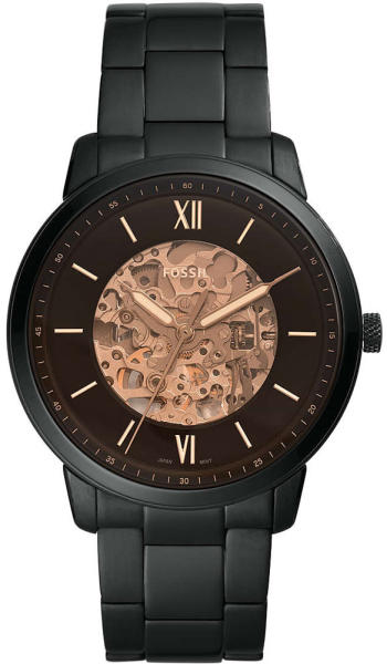 Fossil Neutra Automatic Skeleton Black Dial Black Steel Strap Watch for Men - ME3183 Authentic Buy Shop Now