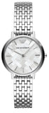 Emporio Armani Mother of Pearl Dial Silver Steel Strap Watch For Women - AR11112 Authentic Buy Shop Now