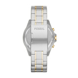 Fossil Garrett Analog Black Dial Two Tone Steel Strap Watch for Men - FS5771 Authentic Buy Shop Now