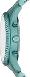 Michael Kors Lexington Chronograph Turquoise Dial Turquoise Steel Strap Watch For Men - MK8793 Authentic Buy Shop Now