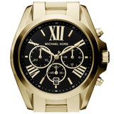 Michael Kors Bradshaw Black Dial Gold Steel Strap Watch for Women - MK5739 Authentic Buy Shop Now