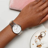 Marc Jacobs Roxy Silver Dial Two Tone Steel Strap Watch for Women - MJ3551 Authentic Buy Shop Now