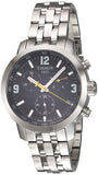 Tissot PRC 200 Chronograph Black Dial Stainless Steel Watch For Men - T0554171105700 Authentic Buy Shop Now