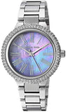 Michael Kors Taryn Mother of Pearl Purple Dial Silver Steel Strap Watch For Women - MK6562 Authentic Buy Shop Now